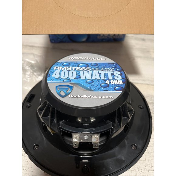 Rockville RMSTS65 6.5” 2-way black Marine speakers - Picture 5 of 5